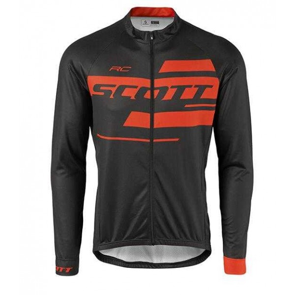 2016-2017 Nalini Wielershirt Lange Mouw Oranje