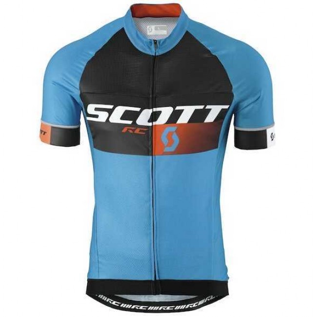 2015 Scott RC Pro Zwart-Blauw Wielershirt Met Korte Mouwen 2015 Scott RC Pro Zwart-Blauw Wielershirt Met Korte Mouwen