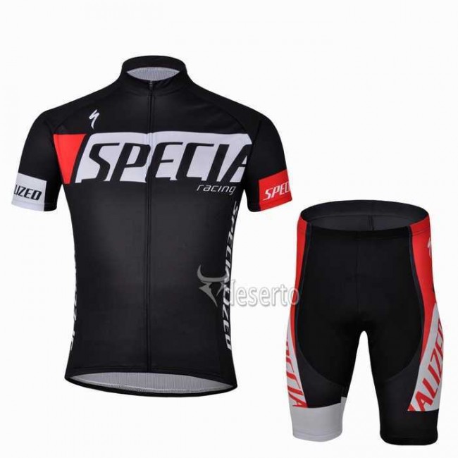Specialized Racing Wielerkleding Set Set Wielershirts Korte Mouw+Fietsbroek Zwart Specialized Racing Wielerkleding Set Set Wielershirts Korte Mouw+Fietsbroek Zwart