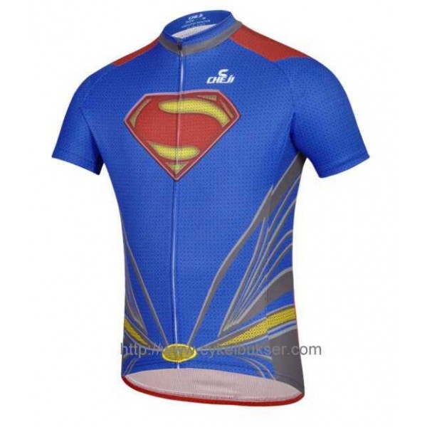 Superman 2014 Wielershirt Met Korte Mouwen