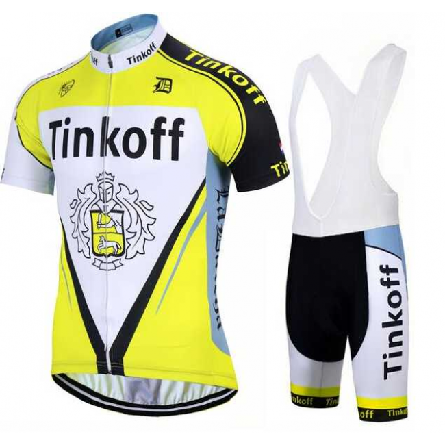 2017 Tinkoff Fietskleding Set Fietsshirt Met Korte Mouwen+Korte Koersbroek 04 2017 Tinkoff Fietskleding Set Fietsshirt Met Korte Mouwen+Korte Koersbroek 04