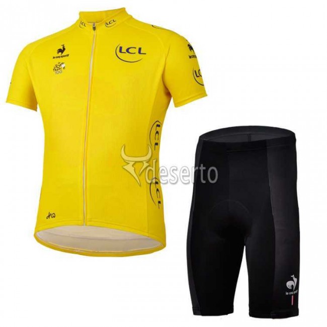 Tour De France Gele Wielerkleding Set Set Wielershirts Korte Mouw+Fietsbroek Tour De France Gele Wielerkleding Set Set Wielershirts Korte Mouw+Fietsbroek