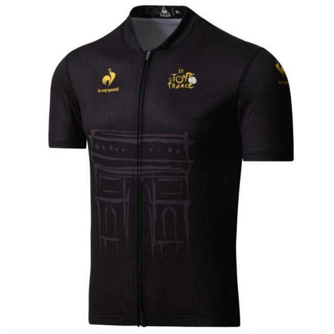 2015 Tour De France Wielershirt Met Korte Mouwen Zwart 2015 Tour De France Wielershirt Met Korte Mouwen Zwart