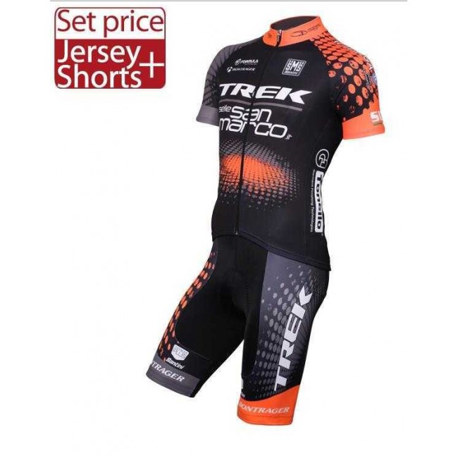 2016 Trek Selle San Marco Fietskleding Set Fietsshirt Met Korte Mouwen+Korte Koersbroek 2016 Trek Selle San Marco Fietskleding Set Fietsshirt Met Korte Mouwen+Korte Koersbroek
