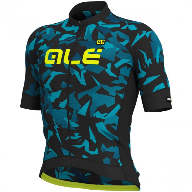 Ale Graphics PRR Glass-Blauw Wielershirt Korte Mouw Ale Graphics PRR Glass-Blauw Wielershirt Korte Mouw