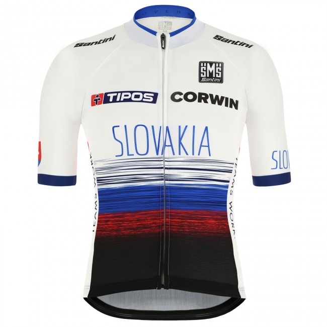 Slovakia National 2019 Wielershirt Korte Mouw Slovakia National 2019 Wielershirt Korte Mouw